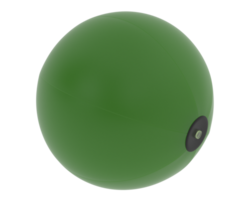 varm luft ballong isolerat på bakgrund. 3d tolkning - illustration png