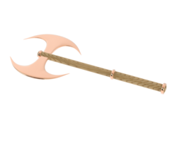 Axe isolated on background. 3d rendering - illustration png