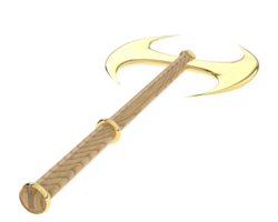 Axe isolated on background. 3d rendering - illustration png