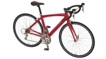 Fast bike isolated on background. 3d rendering - illustration png