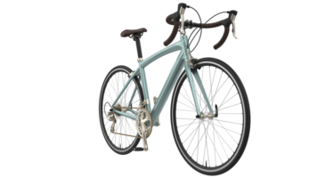 velozes bicicleta isolado em fundo. 3d Renderização - ilustração png