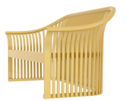 bänk isolerat på bakgrund. 3d tolkning - illustration png