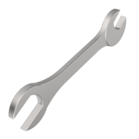 Wrench isolated on background. 3d rendering - illustration png