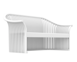 banc isolé sur Contexte. 3d le rendu - illustration png