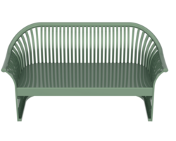 Bench isolated on background. 3d rendering - illustration png