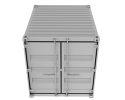 Container isoliert auf Hintergrund. 3d Rendern - - Illustration png