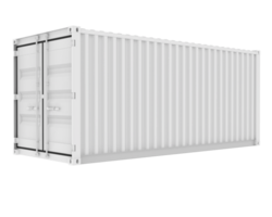 Container isolated on background. 3d rendering - illustration png