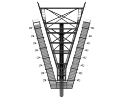 tabellone isolato su sfondo. 3d interpretazione - illustrazione png