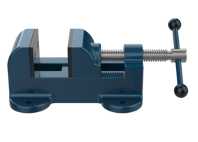 Vise isolated on background. 3d rendering - illustration png
