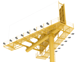 anslagstavla isolerat på bakgrund. 3d tolkning - illustration png