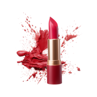 AI generated Colorful lipstick png isolated on transparent background