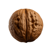 AI generated Dry walnut png isolated on transparent background