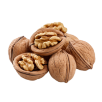 AI generated Dry walnut png isolated on transparent background