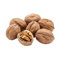 AI generated Dry walnut png isolated on transparent background