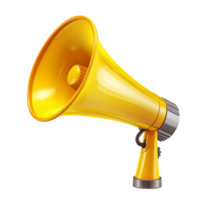 AI generated Megaphone icon png isolated on transparent background