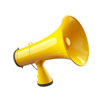 AI generated Megaphone icon png isolated on transparent background