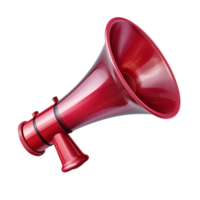 AI generated Megaphone icon png isolated on transparent background