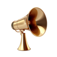 AI generated Megaphone icon png isolated on transparent background