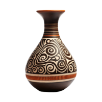 AI generated ceramic craft isolated on transparent background png