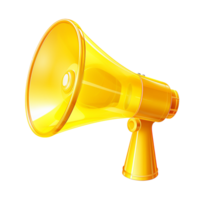 AI generated Megaphone icon png isolated on transparent background