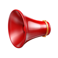 AI generated Megaphone icon png isolated on transparent background