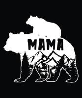 Mama. MOTHERS DAY T SHIRT vector
