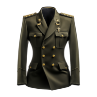 AI generated Magnificent military blazer isolated on transparent background png