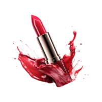 AI generated Colorful lipstick png isolated on transparent background