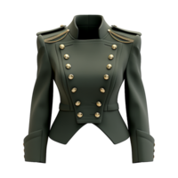 AI generated Magnificent military blazer isolated on transparent background png