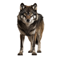 AI generated Wolf png isolated on transparent background