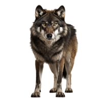 ai gerado Lobo png isolado em transparente fundo