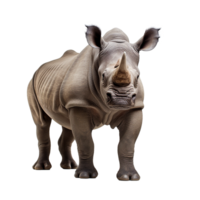 AI generated Rhinoceros png isolated on transparent background