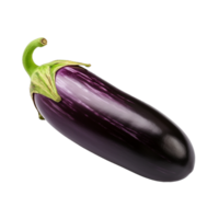 ai generiert Aubergine png isoliert auf transparent Hintergrund