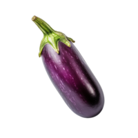 ai generiert Aubergine png isoliert auf transparent Hintergrund