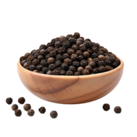 AI generated Black pepper png isolated on transparent background