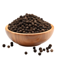 AI generated Black pepper png isolated on transparent background