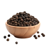 AI generated Black pepper png isolated on transparent background