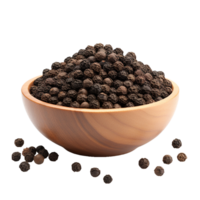 AI generated Black pepper png isolated on transparent background