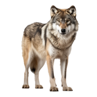 AI generated Wolf png isolated on transparent background