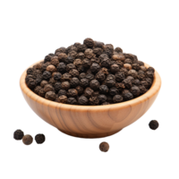 AI generated Black pepper png isolated on transparent background