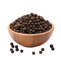 AI generated Black pepper png isolated on transparent background