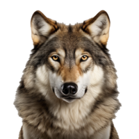 ai gegenereerd wolf PNG geïsoleerd Aan transparant achtergrond