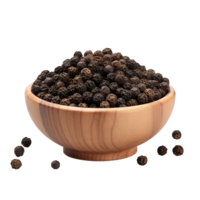 AI generated Black pepper png isolated on transparent background