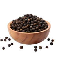 AI generated Black pepper png isolated on transparent background