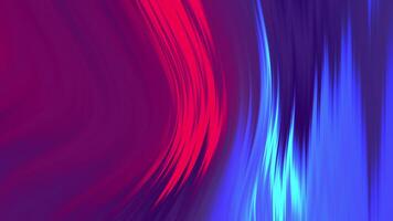 Animation loop technology shows multicolored light vertical lines moving in waves. Abstract colorful background with bright neon lights and glowing lines. video