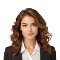 AI generated Businesswoman isolated on transparent background png