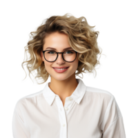 AI generated Businesswoman isolated on transparent background png