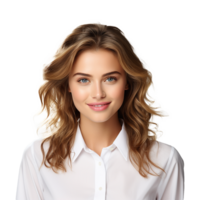 AI generated Businesswoman isolated on transparent background png