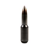 ai genererad svart ammunition i 5 56 mm isolerat på transparent bakgrund 3 png