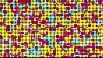 Abstract animated motion background. Glittering multicolored geometric mosaic wave pattern background. looped animation for wallpaper. video